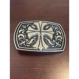 Chrome Y2K Style Belt Buckle